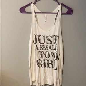 Just A Small Town Girl Tank Top